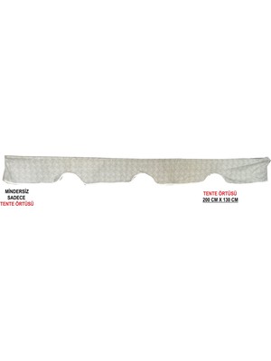 Nelson Tente Salıncak Tentesi Gölgelik 3 Kişilik Tente Gölgelik 200X130 Cm-Gri