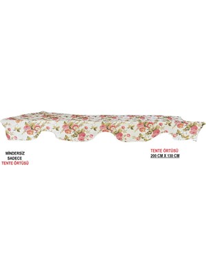 Nelson Tente Salıncak Tentesi Gölgelik 3 Kişilik Tente Gölgelik 200X130 Cm-Ingiliz Gülü
