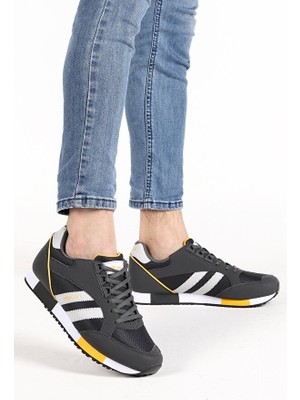 Lescon Boston 4 Erkek Sneakers Spor Ayakkabı Füme
