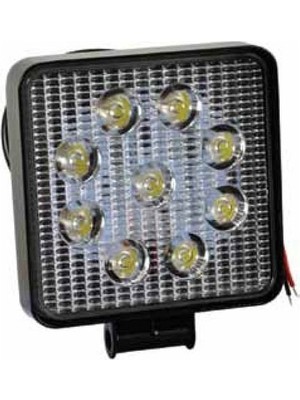 Emir Kare Çalışma Lambası 9 Ledli 27W(POWER Led) Beyaz