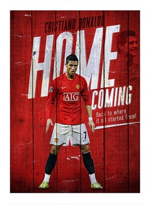 Ekart Cristiano Ronaldo Futbolcu Art Mdf Poster