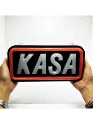 Leon Işık 'KASA' Işıklı Özel Tabela ile Neon Görünümlü Tabela