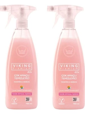 Viking Premium Çok Amaçlı Yasemin & Vanilya 750 ml 2 Adet