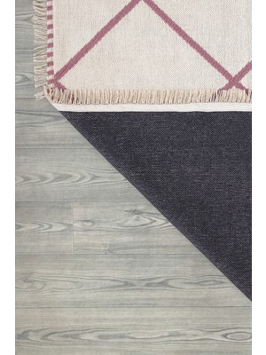 Canvas Rugs Natural Yıkanabilir Kaymaz Taban Modern Desenli Dokuma Kilim