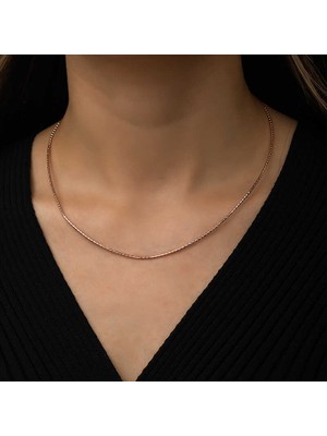 Gümüş Omega Choker Zincir