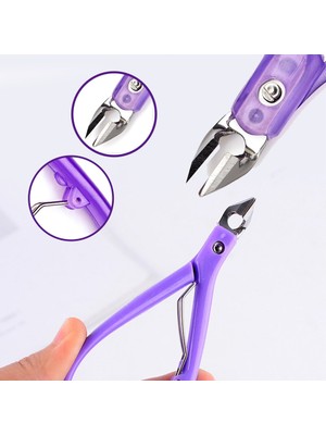 Uniquem Plastik Ince Ağız Pens Ekonomik Et Tırnak Kesici XL88