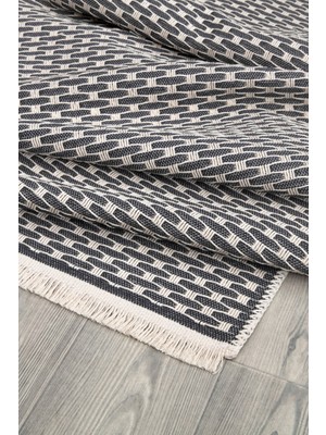 Canvas Rugs Natural Yıkanabilir Kaymaz Taban Modern Örgülü Dokuma Kilim