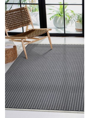 Canvas Rugs Natural Yıkanabilir Kaymaz Taban Modern Örgülü Dokuma Kilim