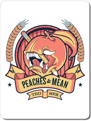 Fizello Peaches &amp; Mean Mdf Tablo
