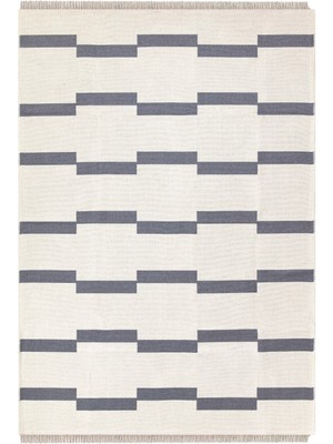 Canvas Rugs Çift Taraflı Makinada Yıkanabilir Modern Desenli Dokuma Kilim