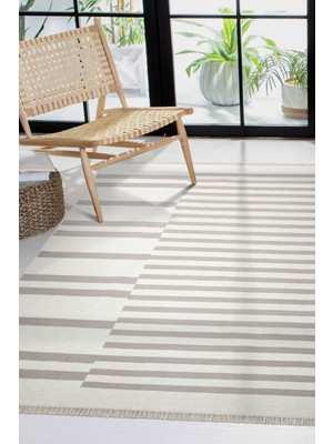 Canvas Rugs Çift Taraflı Makinada Yıkanabilir Modern Desenli Dokuma Kilim