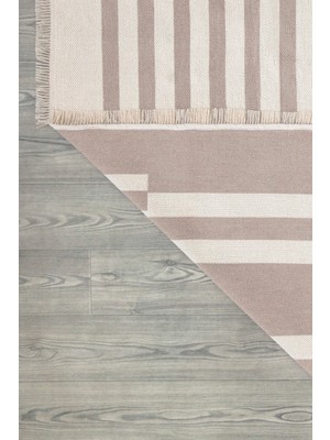 Canvas Rugs Çift Taraflı Makinada Yıkanabilir Modern Desenli Dokuma Kilim