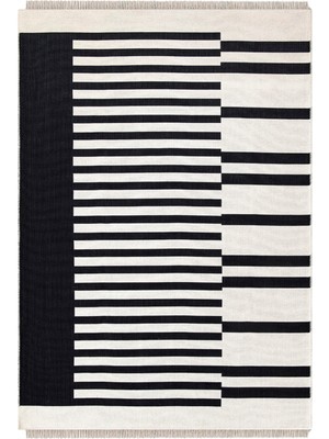 Canvas Rugs Çift Taraflı Makinada Yıkanabilir Modern Desenli Dokuma Kilim