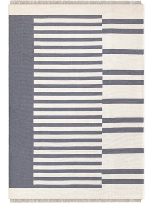 Canvas Rugs Çift Taraflı Makinada Yıkanabilir Modern Desenli Dokuma Kilim