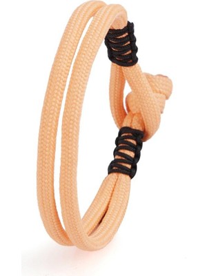 Neon Turuncu Ince Paracord Bileklik Çınar Extreme