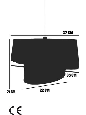 BBY Home & Design Avize Sarkıt Modern Vitus Model