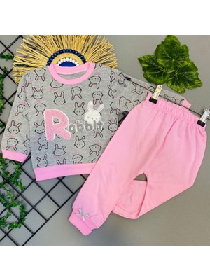 Baby Hi Rabbit Nakışlı Tavşanlı Takım