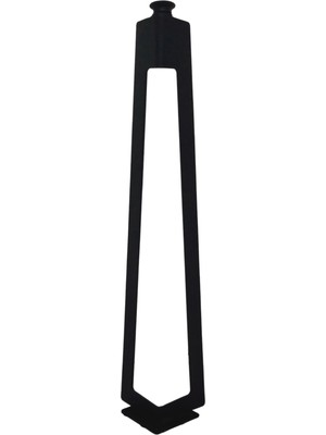 A Design Tekli Dekoratif Metal Firkete Sehpa Ayağı 52 cm Yükseklik