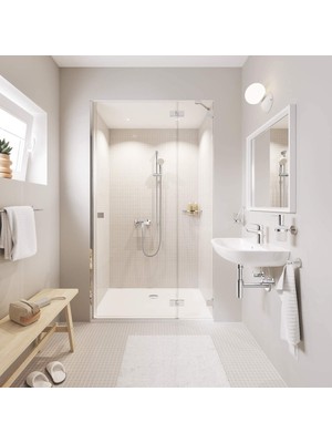 Grohe Tel Sabunluk Köşe 233x303x50  mm Baucosmo. Krom - 40663001