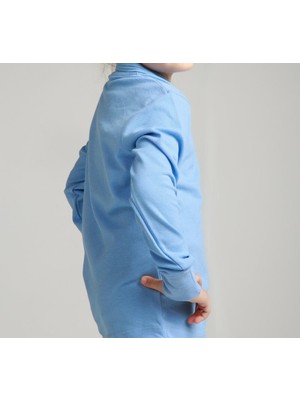 YHE Store Unisex Penye Polo Yaka Okul Tişörtü