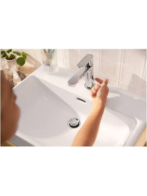 Hansgrohe Rebris S Tek Kollu Krom Lavabo Bataryası - 72517000