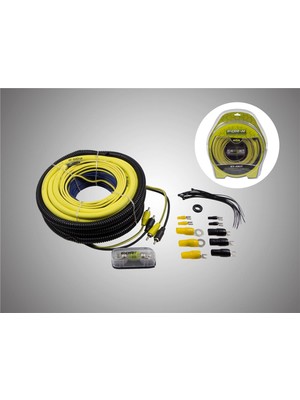 For-X 4ga Amfi Kablo Seti 14000W Güç Çıkışı ve 4 Kanal Profesyonel Ses Kalitesi İçin