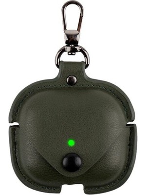 Fogy Apple Airpods Pro 2 Uyumlu Deri Şık Görünümlü Çanta+Asma Aparatı Kılıf