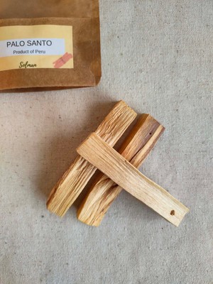 Solman Palo Santo Ağaç Tütsü Peru Menşeili Orijinal Arınma Tütsüsü 25-30 gr