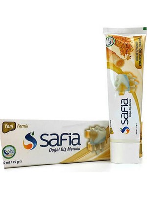 Safia Doğal Diş Macunu Misvaklı