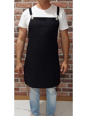 Favori Iş Elbiseleri Su Itici Özellikli Özel Kumaş Apron Önlüğü, Mutfak Önlüğü, Barista, Garson Önlüğü, Boydan Önlük,