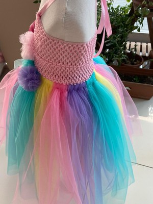 Bba New Trend Unicorn Tütü Elbise,kız Çocuk Unicorn Kostüm,unicorn Tütü Elbise,unicorn Taç