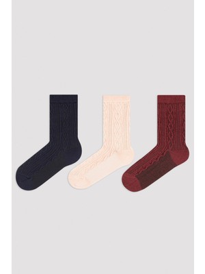 Penti Kız Çocuk Dalga 3lü Soket Çorap