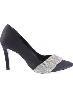 DGN PM450-K032-23Y Kadin Silver Taşli Topuklu Ayakkabi