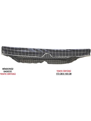 Nelson Tente Salıncak Tentesi Gölgelik  Tente Gölgelik 173 x 105 Cm Gri Pano