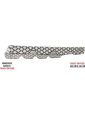 Nelson Tente Salıncak Tentesi Gölgelik 3 Kişilik Tente Gölgelik 200 x 130 Cm Alaçatı