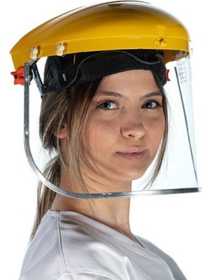 Essafe Yüz Koruyucu Siperlik (20x40 cm) Şeffaf (Takım) (GE-1202)