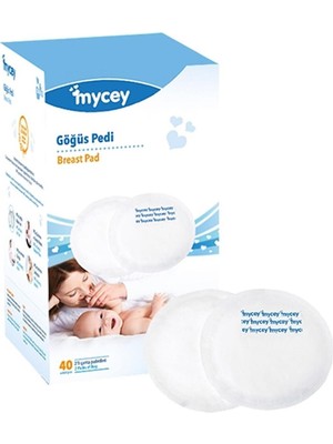 MYCey Göğüs Pedi 40'lı Pk Standart Beden Emici Özellikli Güvenli Koruma Sağlayan Pedler