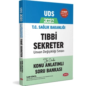 Data Yayınları 2023 T.C. Sağlık Bakanlığı GYS Tıbbi Sekreter Konu Anlatımlı Soru Bankası