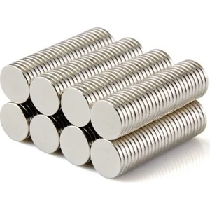 Dünya Magnet 10 Adet Neodyum Mıknatıs 7 x 1,5 mm Yuvarlak Magnet