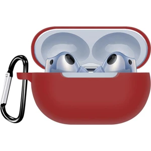 Huawei Freebuds Pro 2 Kılıf Askılı Mat Silikon Bordo