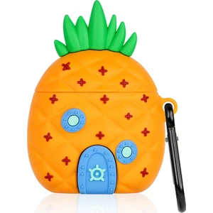 AirPods 1. Nesil / 2. Nesil Kılıf Cartoon Figürlü Silikon Crtn-Fgr-Spngb-Hse