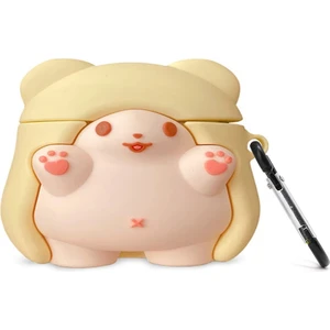 AirPods Pro Kılıf Cartoon Figürlü Silikon Crtn-Fgr-Clk-Br