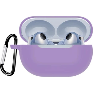 Huawei Freebuds Pro 2 Kılıf Askılı Mat Silikon Lila