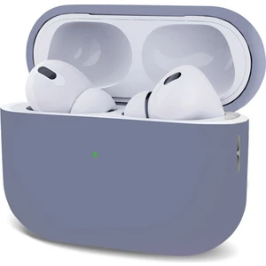 Airpods Pro 2.nesil Kılıf Mat Silikon Lavanta Grisi
