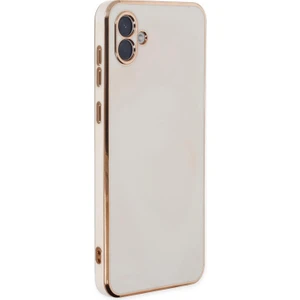 Samsung Galaxy A04 Kılıf Olive Plated Beyaz