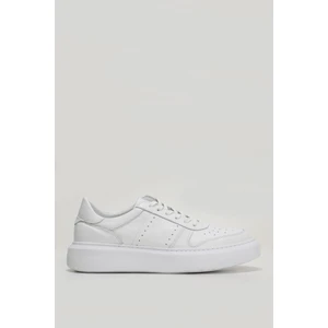 Volare Erkek Deri Sneaker Ayakkabı Beyaz