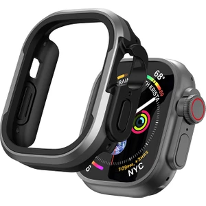 Apple Watch Ultra 49MM Zırh Koruyucu Wiwu JD-101 Defender Akıllı Saat Kasa Koruyucu