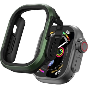Apple Watch Ultra 49MM Zırh Koruyucu Wiwu JD-101 Defender Akıllı Saat Kasa Koruyucu