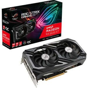 RADEON RX 6650 XT 8GB 128bit GDDR6 OC HDMI 3xDP RGB EKRAN KARTI ROG-STRIX-RX6650XT-O8G-V2-GAMING EKRAN KARTI 