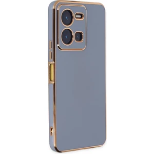 Vivo Y35 Kılıf Olive Plated Lavanta Grisi